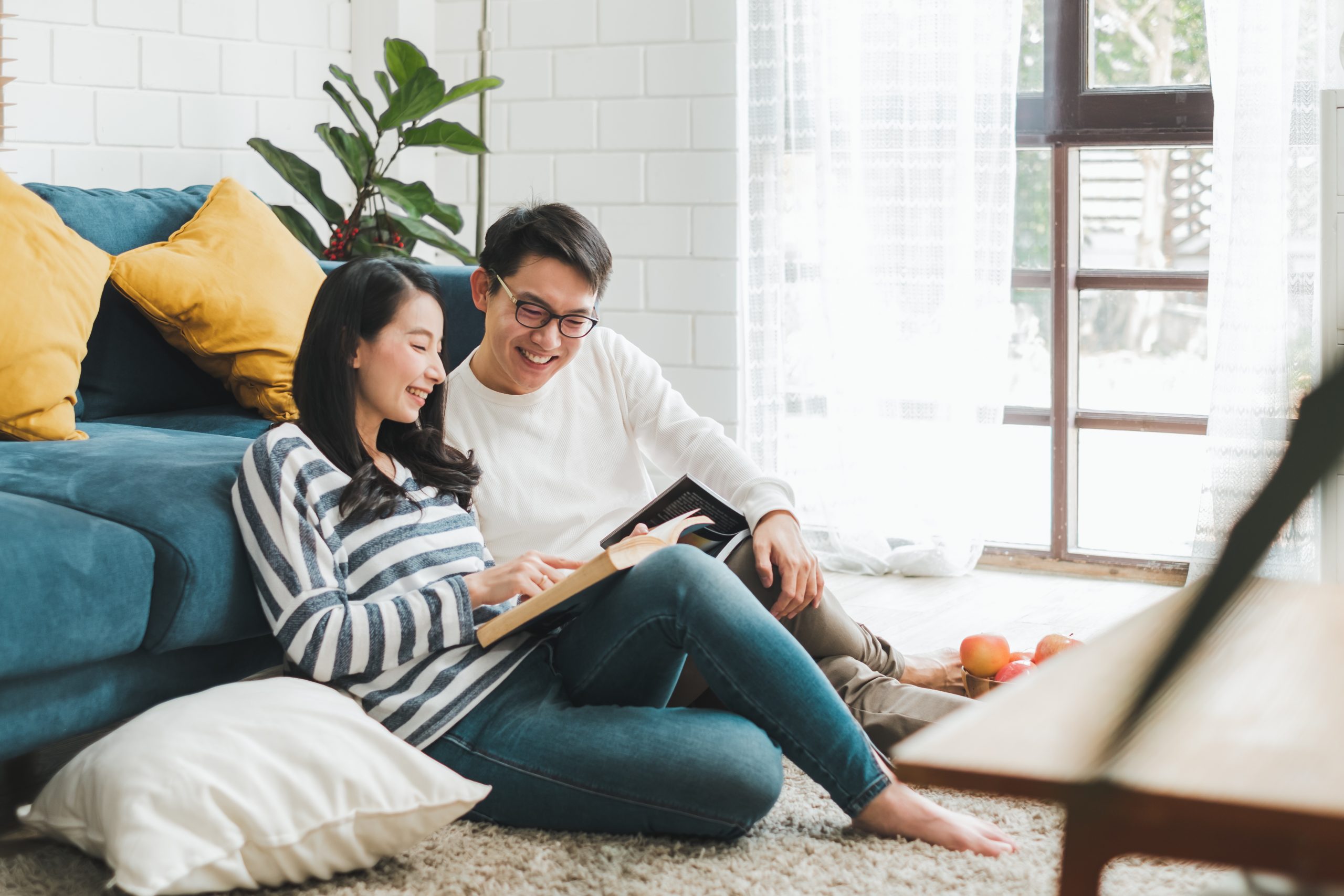 couple talking